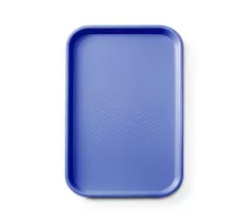 Polypropylene fast food tray GN 1/1, AmerBox, GN 1/1, Blue, 530x325x(H)20mm, Rectangular