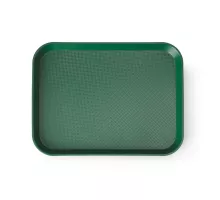 Polypropylene fast food tray, small, Green, 265x345x(H)20mm, 