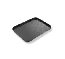 Polypropylene fast food tray, small, Black, 265x345x(H)20mm, 