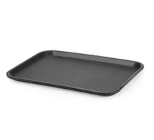 Polypropylene fast food tray, medium, Black, 305x415x(H)20mm, 