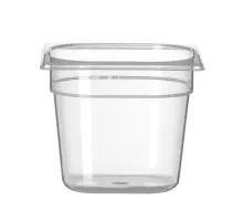 Trauks GN 1/6 „Profi Line” no polipropilēna, Profi Line, GN 1/6, 2,4L, Caurspīdīgs, 176x162x(H)150mm, 