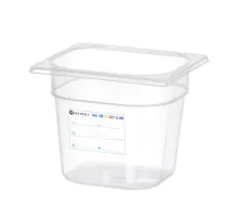 Container GN 1/6 HACCP, GN 1/6, 2,4L, Transparent, 176x162x(H)150mm, 