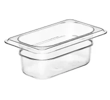 Camwear GN 1/9 polikarbonāta konteiners, Cambro, GN 1/9, 0,57L, Caurspīdīgs, 108x176x(H)65mm