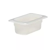 Container GN 1/9 transparent polypropylene., Cambro, GN 1/9, 0,57L, Transparent, 108x176x(H)65mm