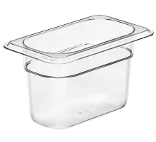 Camwear GN 1/9 polikarbonāta konteiners, Cambro, GN 1/9, 0,85L, Caurspīdīgs, 108x176x(H)100mm