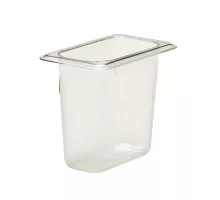 Camwear GN 1/9 polikarbonāta konteiners, Cambro, GN 1/9, 1,4L, Caurspīdīgs, 108x176x(H)150mm