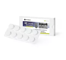 Extreme Coffee Tablets, kafijas tabletes ar jaunu formulu, profesionāls kafijas automātu tīrīšanas līdzeklis, 10 tabletes blistera iepakojumā