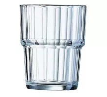 Norvege lowball glass, Arcoroc, 250 ml, 0,25L, Transparent, 6 pcs., ⌀77x(H)94mm