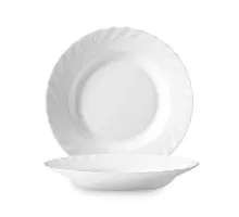 Trianon soup plate, Arcoroc, ø225 mm, White, ⌀225x(H)35mm
