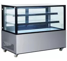 Aukstumiekārtas vitrīnas ar 2 plauktiem, Arktic, 510L, 230V/490W, 1524x677x(H)1230mm