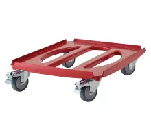 Тележка Camdolly для теплоизоляционных контейнеров Cam GoBox 4060, Cambro, красный, красный, 710x510x(H)167мм