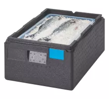 Cam GoBox izolēta augšējās ielādes tvertne, GN 1/1, 35,5 l, Cambro, Melns, 600xx(H)257mm