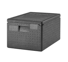 Izolēts konteiners Cam GoBox 46 L, Cambro, GN 1/1, Melns, 600x400x(H)316mm