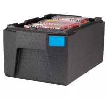 Cam GoBox izolēts augšējās ielādes konteiners, GN 1/1, 46 l, Cambro, Melns, 680x400x(H)321mm