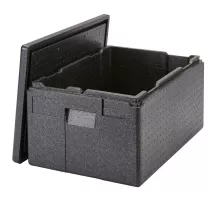 Cam GoBox izolēts konteiners, augšējā ielāde, GN 1/1, Cambro, Melns, 610x430x(H)320mm