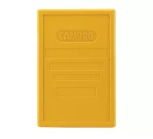 Cam GoBox izolēto konteineru vāks ar augšējo iekraušanu, Cambro, dzeltena krāsa, Dzeltens, 600x400x(H)34mm