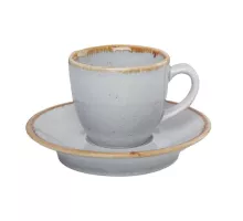 Элегантная чашка для эспрессо, Fine Dine, Ashen, 0,08 л, светло-серый