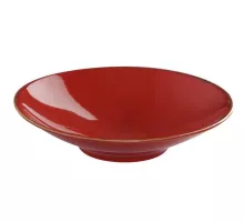 Тарелка с подставкой, Fine Dine, Magma, красный