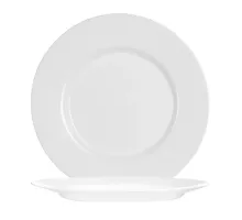 Ikdienas pusdienu šķīvis, Arcoroc, Ø265 mm, Balts, ⌀265x(H)21mm