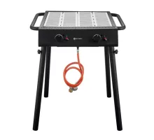 Xantos Black Gas grill, Black, 9,5kW, 770x710x(H)870mm