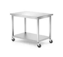 Mobilais galds ar plauktu - skrūvējams, Kitchen Line, 1000x700x(H)850mm