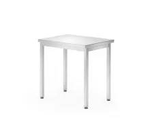 Centrālais galds - skrūvējams, dziļums 600 mm, Budget Line, 800x600x(H)850 mm