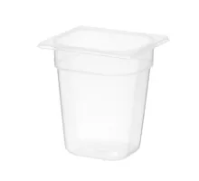 Container GN 1/6 polypropylene, Profi Line, GN 1/6, 3,4L, Transparent, 176x162x(H)200mm