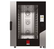 Electric convection-steam oven Millennial Touch Screen Bakery with cleaning system, 10x 600x400mm - electronic control, Tecnoeka, 400V/17000W, 850x1035x(H)1130mm