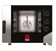 Electric convection-steam oven Millennial Smart Bakery, 4x 600x400mm - electromechanical control, Tecnoeka, 400V/7800W, 850x1044x(H)700mm