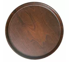 Servēšanas paplāte apaļa, neslīdoša, dižskābardis, Cambro, Ø420, Koksnes krāsas, ⌀420mm