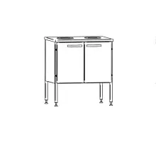 Шкаф для биоотходов на два контейнера