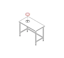 Atkritumu atveres apkakle 200 mm