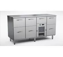 Aukstais skapis dzērieniem 1600 mm, 7 atvilktnes