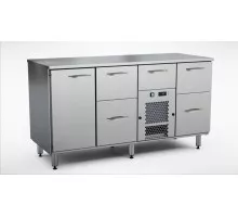 Aukstais skapis dzērieniem 1600 mm, 1 durvis, 5 atvilktnes