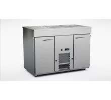 Cold cupboard with ventilated cold basin 1200mm, 2 doors