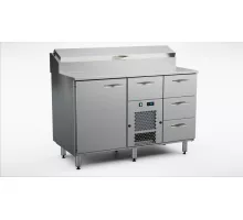 Aukstais lete maizes ceptuvēm 1300 mm, 1 durvis, 4 atvilktnes