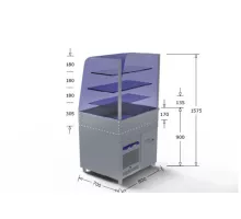 Aukstā vitrīna Liisa 800mm