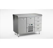 Стол для приготовления пиццы 1200 мм, 1 дверца, 5 ящиков