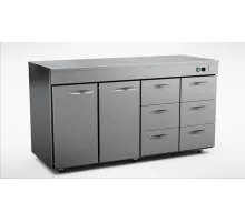 Шкаф для горячего 1600 мм, 2 двери, 6 ящиков