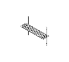 Полка для стены 1800×500 мм с вентиляционными отверстиями