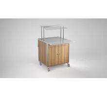 Bufete ar neitrālu virsmu 800 mm