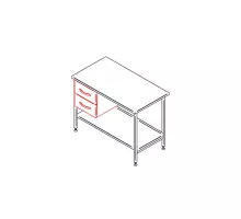 Atvilktņu bloks, 2 atvilktnes