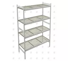 Полка Linear Alu 684x373 H.1740 4 shelves Poly 92M.PL41302
