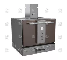 Charcoal oven, 712x697x1104 mm, brown