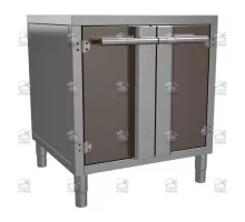 Skapja statīvs ogļu krāsnij, 401 sērijai, 700x715x800 mm, brūns