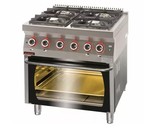 газовая плита с электрической духовкой, Kromet, 700.KG-4/PE-2 газовая плита с электрической духовкой, Kromet, 700.KG-4/PE-2