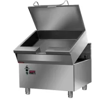 Nerūsējošā tērauda cepšanas panna ar automātisko nolaišanu, 80 l