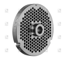 Gaļas mašīnas disks Enterprise 12, Ø70 mm, caurumi 4.5 mm, ar rumbu, instrumentu tērauds