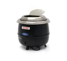 Суповая кастрюля - 13L - Съемный внутренний горшок - с интегрированной крышкой и выемкой для ложки