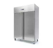 Freezer - 800L - 6 Adjustable Shelves - Stainless Steel - on Wheels